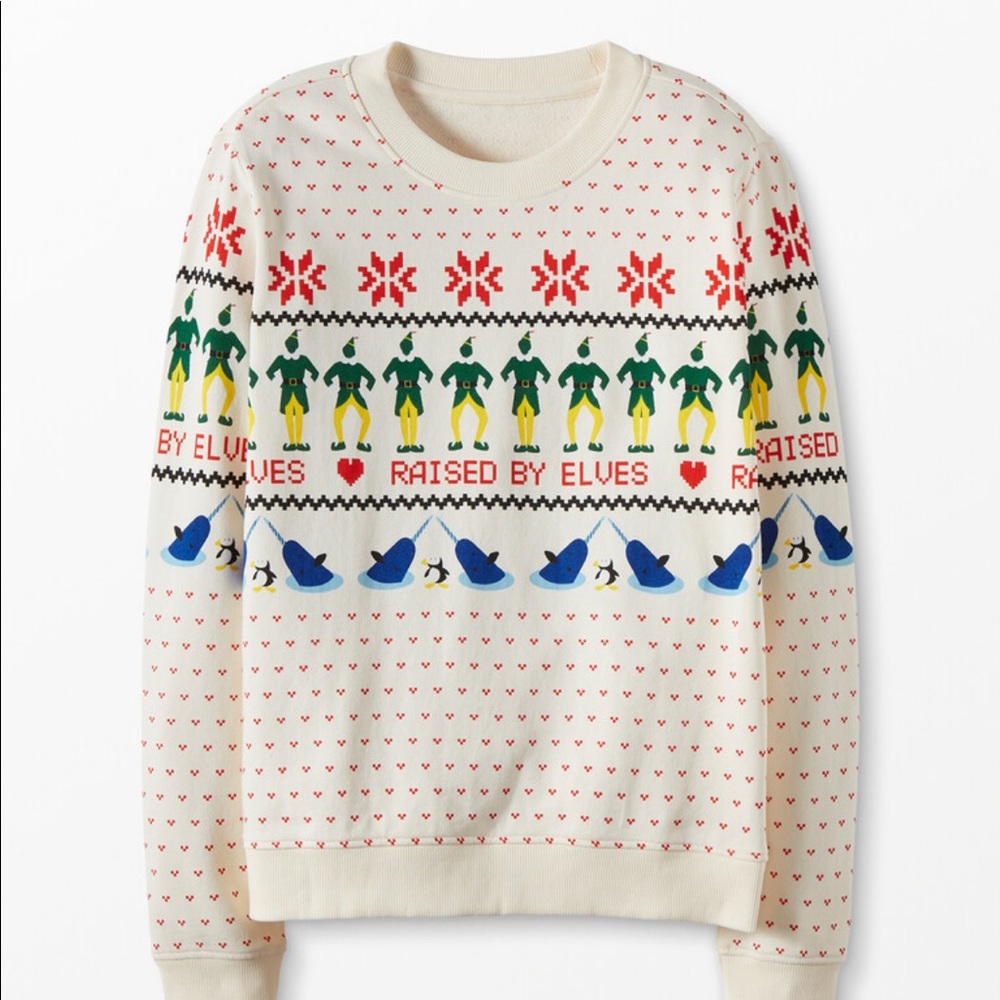 ⭐️ SOLD OUT ⭐️ Adult Warner Bros™ Elf Sweatshirt In French Terry - Size SMALL